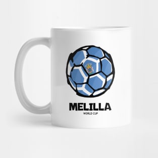 Melilla Football Country Flag Mug